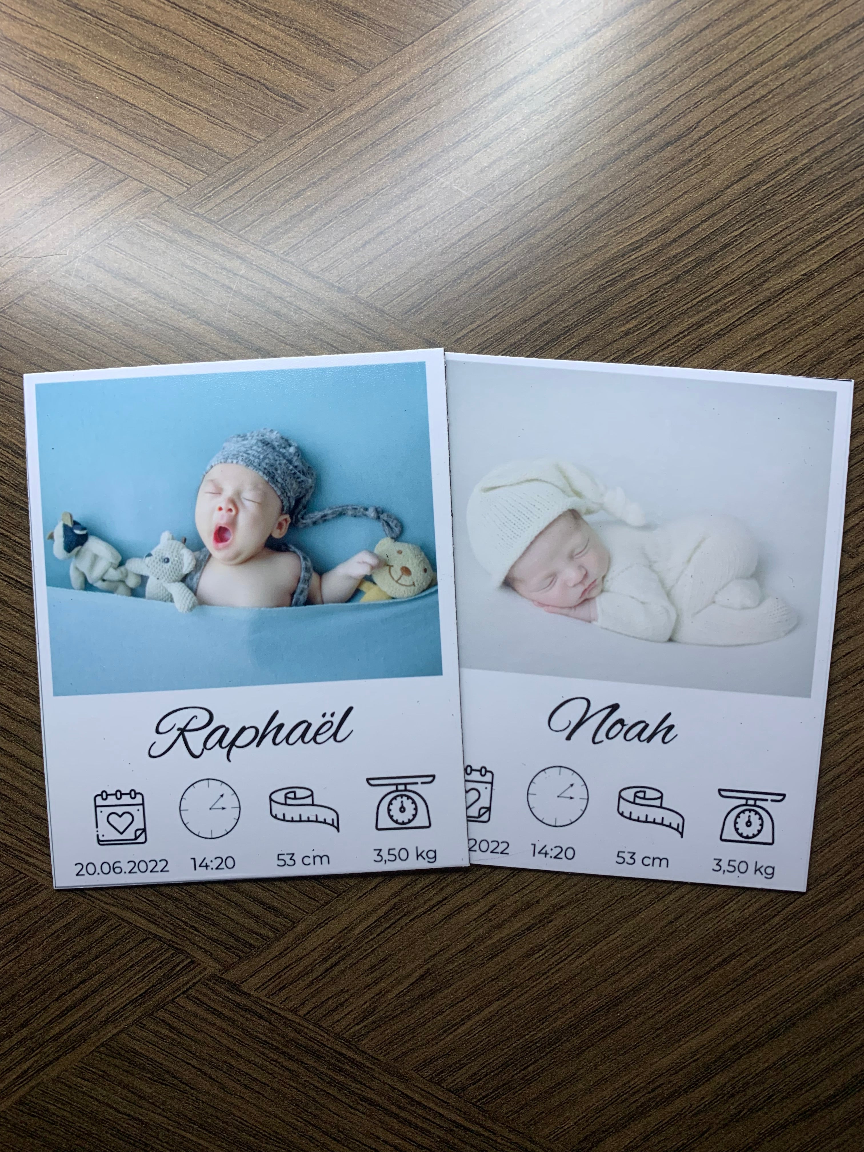 Magnet de Naissance – Souvenir Bébé