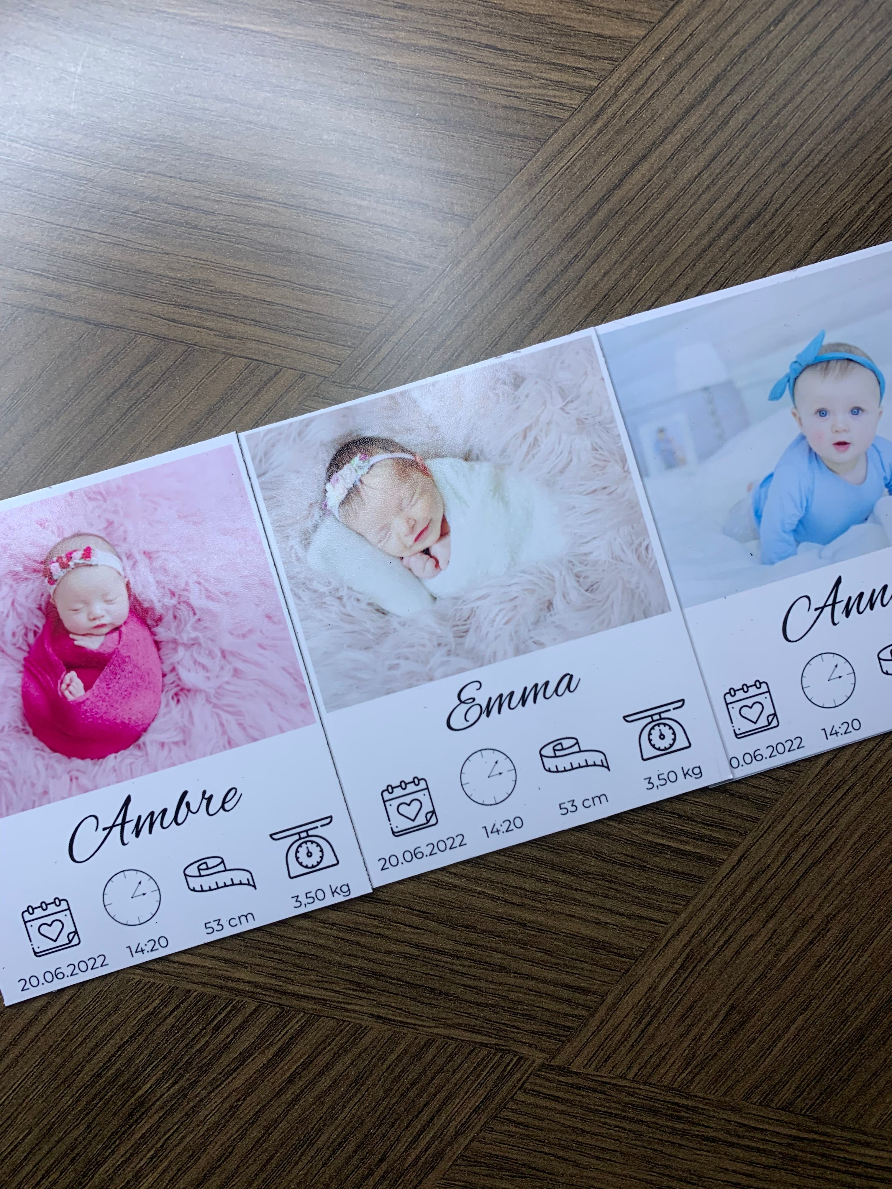 Magnet de Naissance – Souvenir Bébé